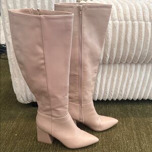 Journee Collection Women's Over the Knee Boots - Nude